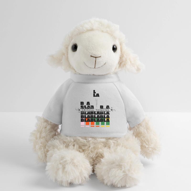 Pensée critique | bla bla bla plus jamais Mouton en peluche Annika MiniFeet®