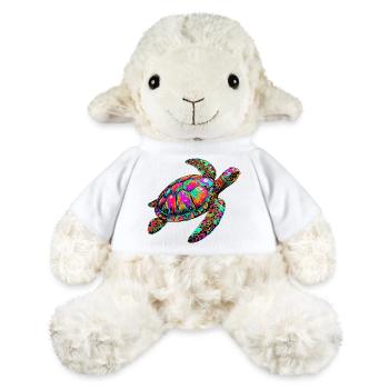 Tortue marine - Mouton en peluche Annika MiniFeet® - blanc - Devant