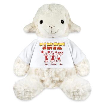 Passion Fitness Motivation Design - Mouton en peluche Annika MiniFeet® - blanc - Devant