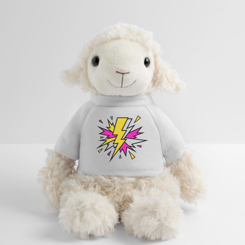 Explosion de néons à faisceau jaune Mouton en peluche Annika MiniFeet®