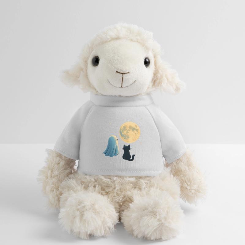 Moonlit Night: Ghost and Cat MiniFeet® Sheep Annika