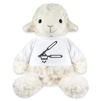 Presse-ail ou presse à spaetzle - Mouton en peluche Annika MiniFeet® - blanc - Devant