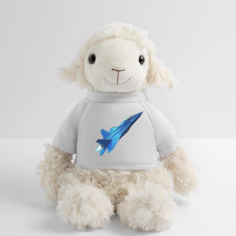 Blue Geometry Jet MiniFeet® Sheep Annika