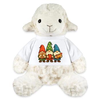 Weihnachtsgnom Trio mit Leckereien - MiniFeet® Schaf Annika - Weiß - Vorne
