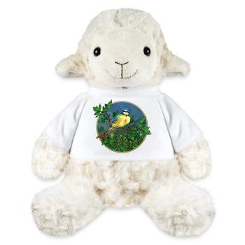 Bunter Vogel - MiniFeet® Schaf Annika - Weiß - Vorne