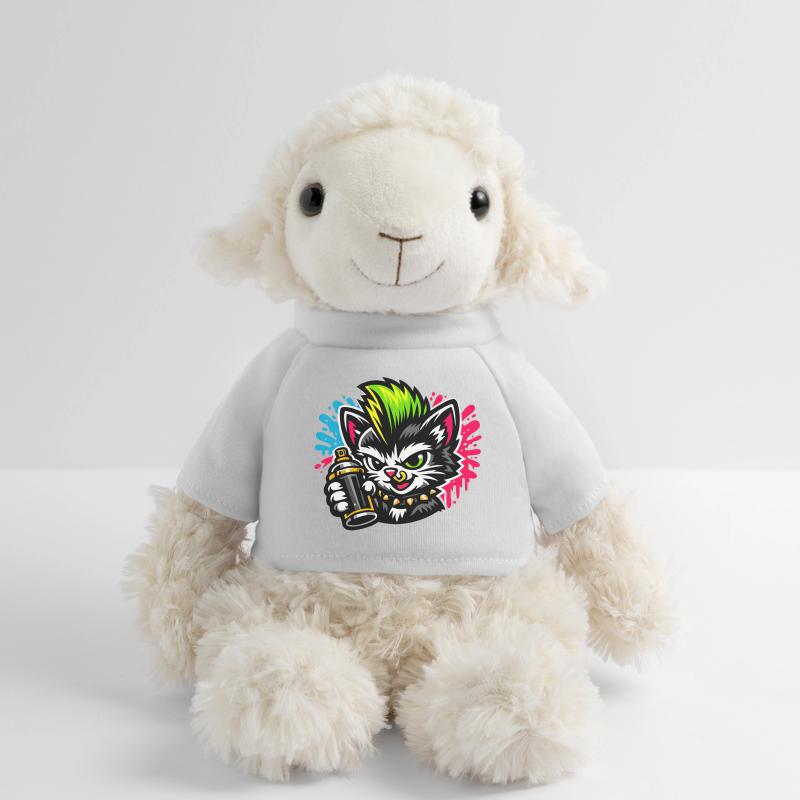 Graffiti Cat Spray Dot Mouton en peluche Annika MiniFeet®