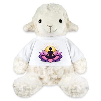 Sonnenaufgang Lotus Meditation - MiniFeet® Schaf Annika - Weiß - Vorne