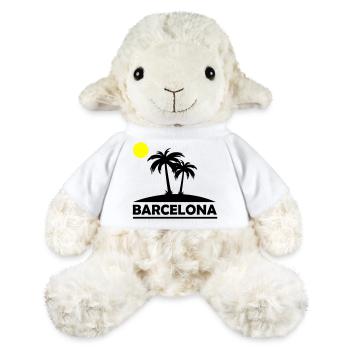 Plage de Barcelone - Mouton en peluche Annika MiniFeet® - blanc - Devant