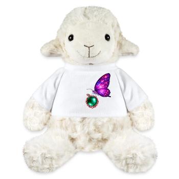 Emerald Rebirth – Kosmischer Schmetterling - MiniFeet® Schaf Annika - Weiß - Vorne