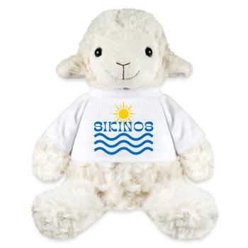 Sikonos-Soleil sur les vagues bleues - Mouton en peluche Annika MiniFeet® - blanc - Devant