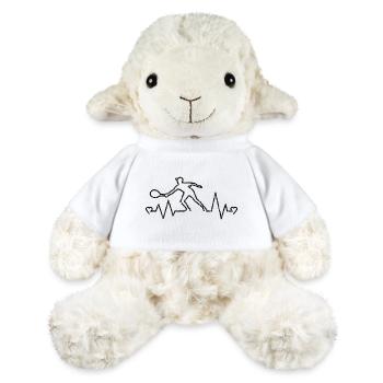 Tennis, Tennisfans, Tischtennis, Tennismann, Geschenk - MiniFeet® Schaf Annika - Weiß - Vorne