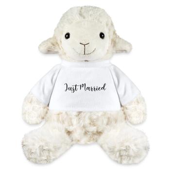 LIEBE. PAAR. ICH HABE GERADE GEHEIRATET. Junggesellinnenabschied. VALENTINSTAG. - MiniFeet® Schaf Annika - Weiß - Vorne