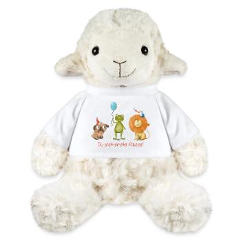 Du bist erste Klasse – Einschulungs-Shirt mit Herz - MiniFeet® Schaf Annika - Weiß - Vorne