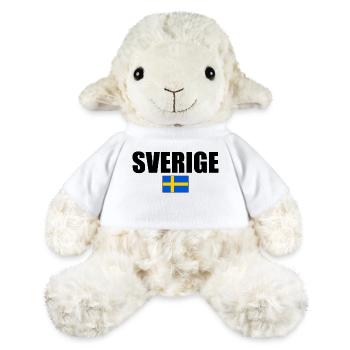 sverige - Mouton en peluche Annika MiniFeet® - blanc - Devant