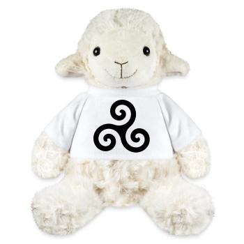 Bretagne - Mouton en peluche Annika MiniFeet® - blanc - Devant
