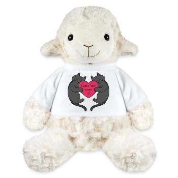 Amour de chat pour toujours - Mouton en peluche Annika MiniFeet® - blanc - Devant