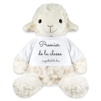 Premier en partant du bas - Mouton en peluche Annika MiniFeet® - blanc - Devant