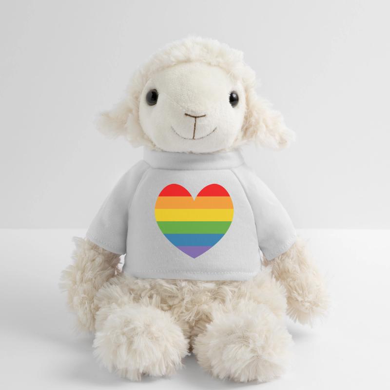 LGBT CSD TShirt Regenbogen HERZ MiniFeet® Schaf Annika