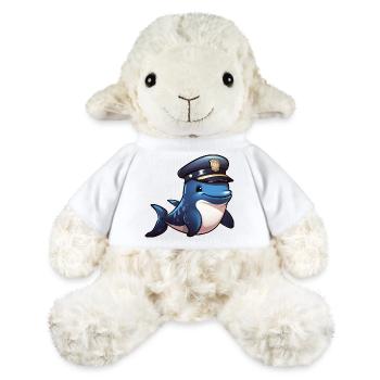 Baleine de la police - Mouton en peluche Annika MiniFeet® - blanc - Devant