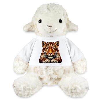 Léopard - Mouton en peluche Annika MiniFeet® - blanc - Devant