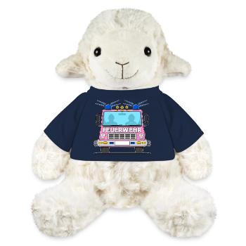 Fire engine in pink - MiniFeet® Sheep Annika - french navy - Front