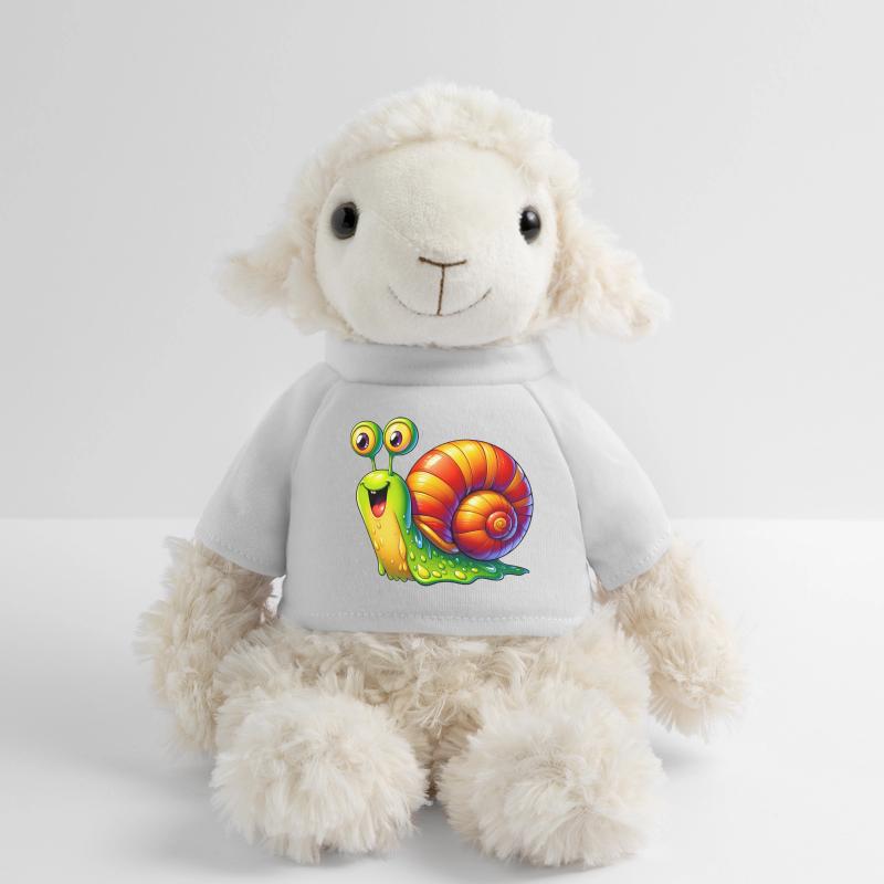 Escargot Mouton en peluche Annika MiniFeet®