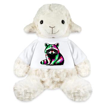Waschbär - MiniFeet® Schaf Annika - Weiß - Vorne