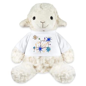 Virgo – Mystical Zodiac Signs and Flowers - MiniFeet® Sheep Annika - white - Front