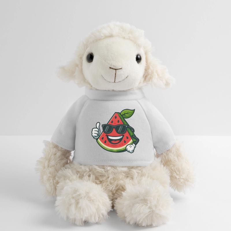 Refreshing Watermelon Summer Fruit Cool Thumb MiniFeet® Sheep Annika