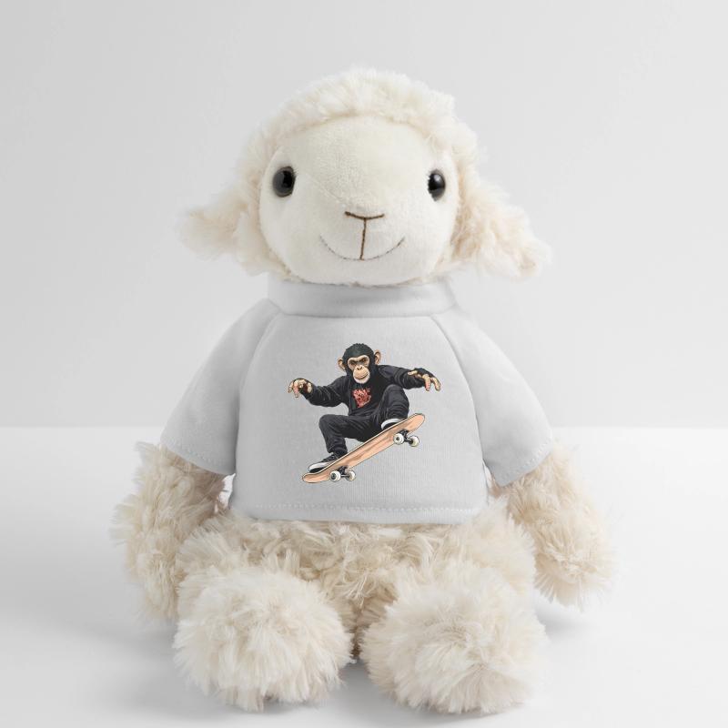 Monkey Skater / Skateboard Monkey MiniFeet® Sheep Annika
