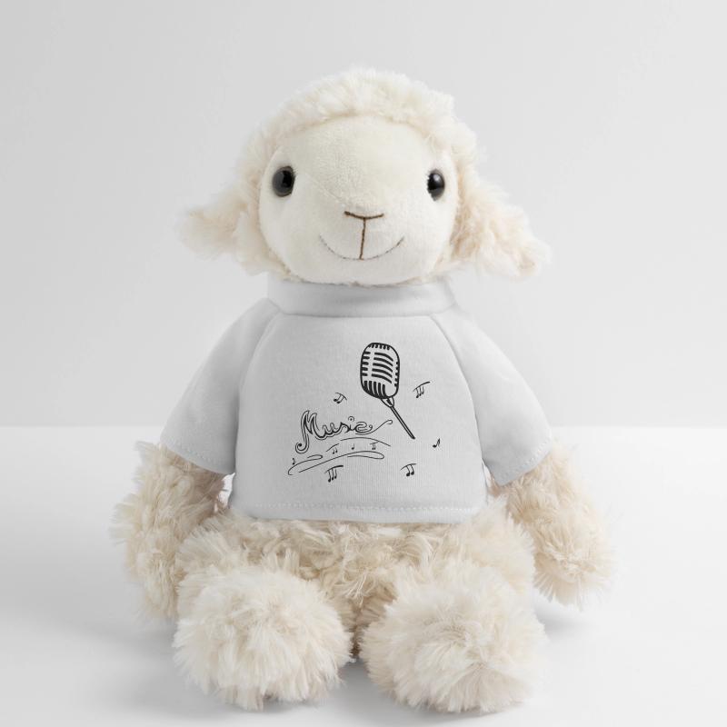 Retro microphone with music notes MiniFeet® Sheep Annika