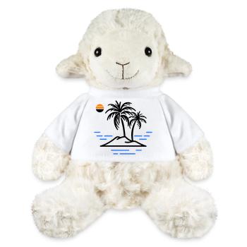 Palmen Insel - MiniFeet® Schaf Annika - Weiß - Vorne