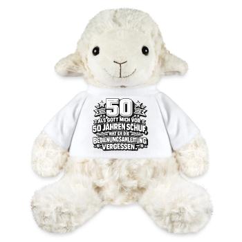 50 Jahre: Bedienungsanleitung Vergessen - MiniFeet® Schaf Annika - Weiß - Vorne