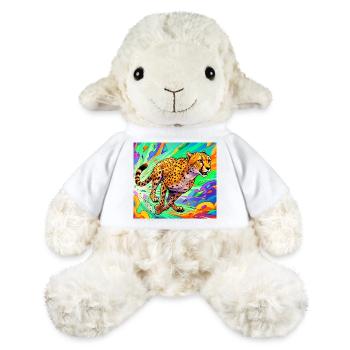 guépard - Mouton en peluche Annika MiniFeet® - blanc - Devant