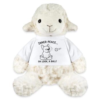  Inner Peace Oh Look A Ball Lustige Bulldogge Yoga - MiniFeet® Schaf Annika - Weiß - Vorne