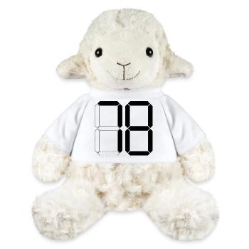 NUMBER 78 Seventy-Eight Gift Digital - MiniFeet® Sheep Annika - white - Front