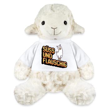 Süss und Flauschig Lama - MiniFeet® Schaf Annika - Weiß - Vorne