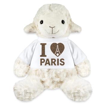 I Heart Paris Crowd Art - MiniFeet® Sheep Annika - white - Front