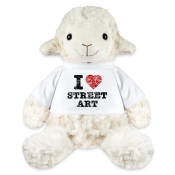 i_love_streetart_vintage - Mouton en peluche Annika MiniFeet® - blanc - Devant