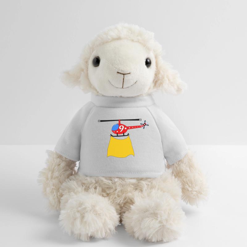 Hélicoptère Anniversaire 9 Mouton en peluche Annika MiniFeet®