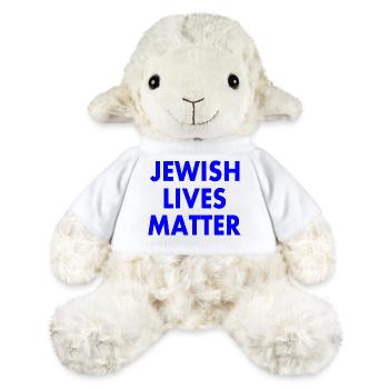 JEWISH LIVES MATTER - Mouton en peluche Annika MiniFeet® - blanc - Devant