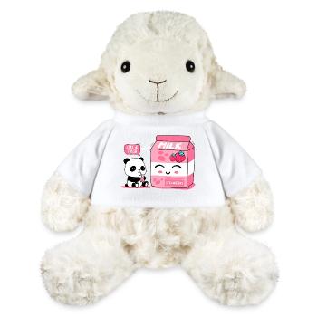 Panda et lait - Mouton en peluche Annika MiniFeet® - blanc - Devant