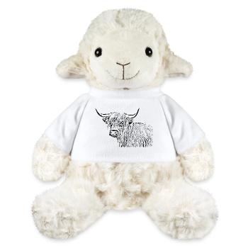 Schottisches Hochlandrind - MiniFeet® Schaf Annika - Weiß - Vorne