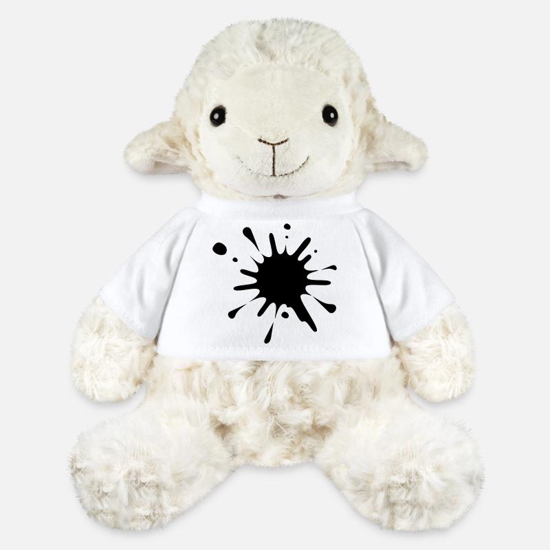 Paint Splash Image* - MiniFeet® Sheep Annika - white