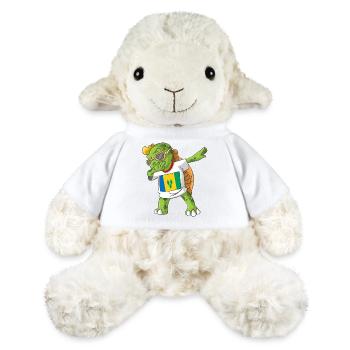 St. Vincent and the Grenadines Dabbing turtle - MiniFeet® Sheep Annika - white - Front