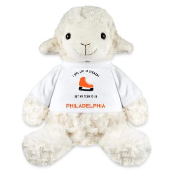 Philadelphia + USA + Germany + Team + Hockey + Fan - MiniFeet® Schaf Annika - Weiß - Vorne