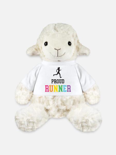Stolze LGBT-Läuferin - MiniFeet® Schaf Annika - Weiß
