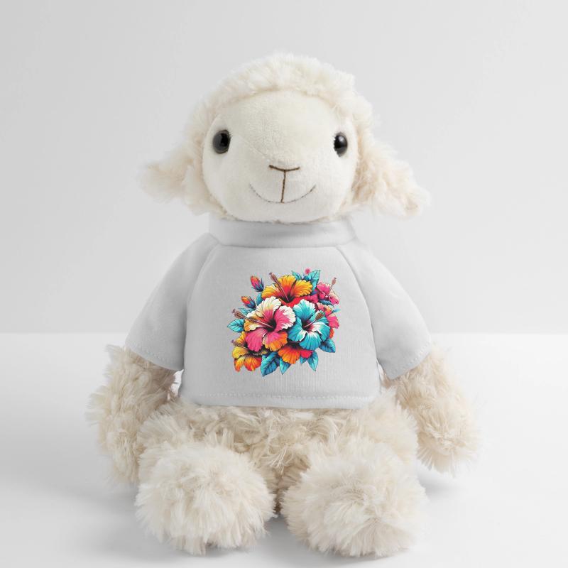 Fleurs d’hibiscus Mouton en peluche Annika MiniFeet®