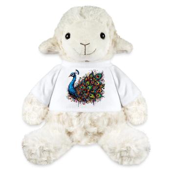 Pfau - MiniFeet® Schaf Annika - Weiß - Vorne