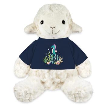Sea Aquarium Seahorse Design - MiniFeet® Sheep Annika - french navy - Front